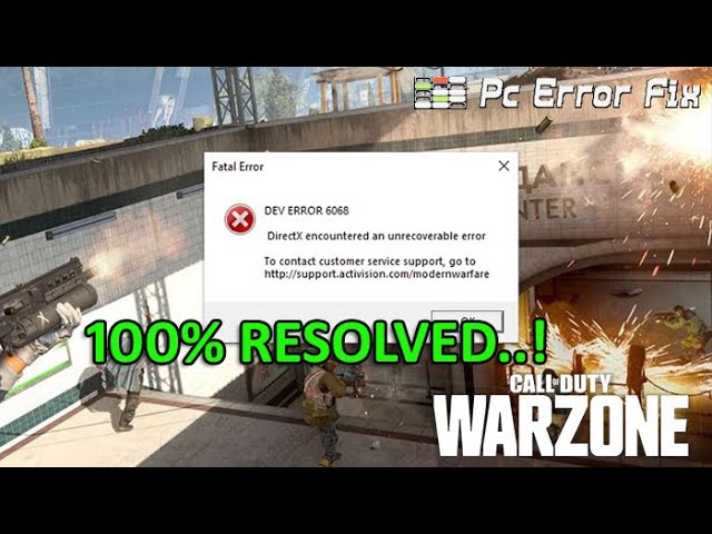 Call of Duty Dev Error 6068 Çözüm Rehberi (3)