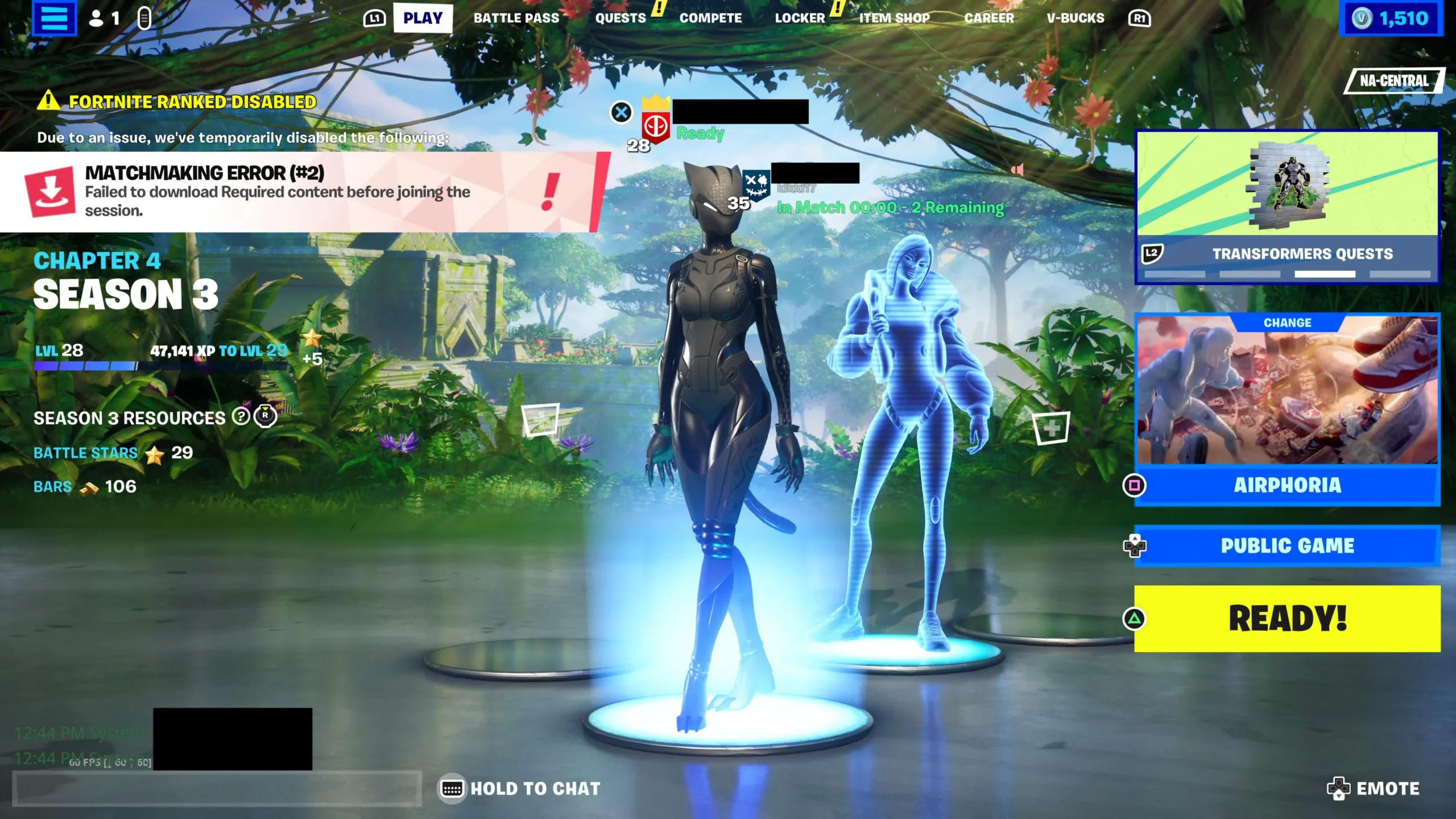 Matchmaking Failed Lobiden Oyuna Girememe Sorunları (1)