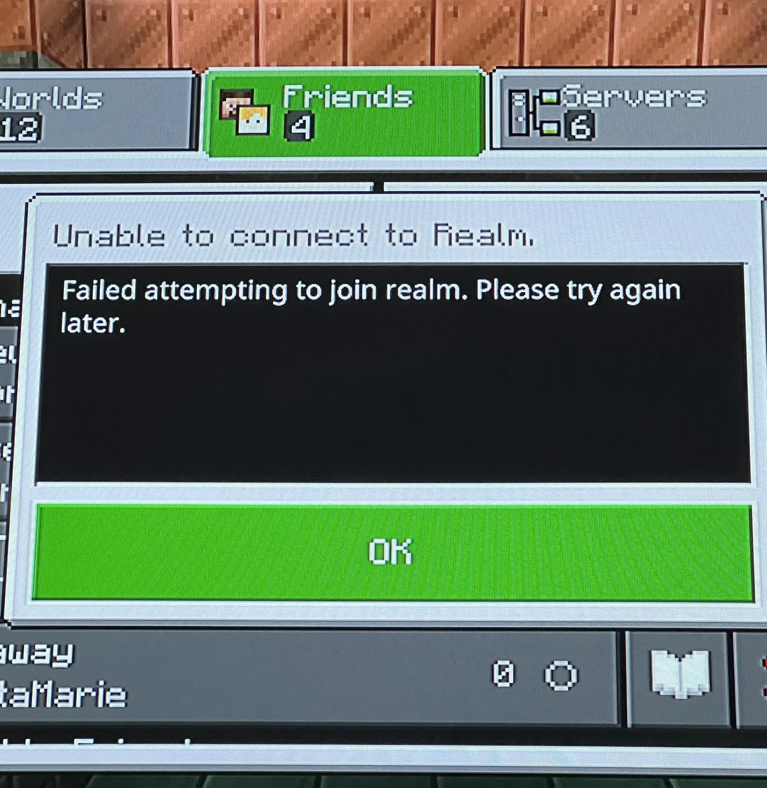 Minecraft Realms Sunucu Problemleri ve Çözümleri (2)