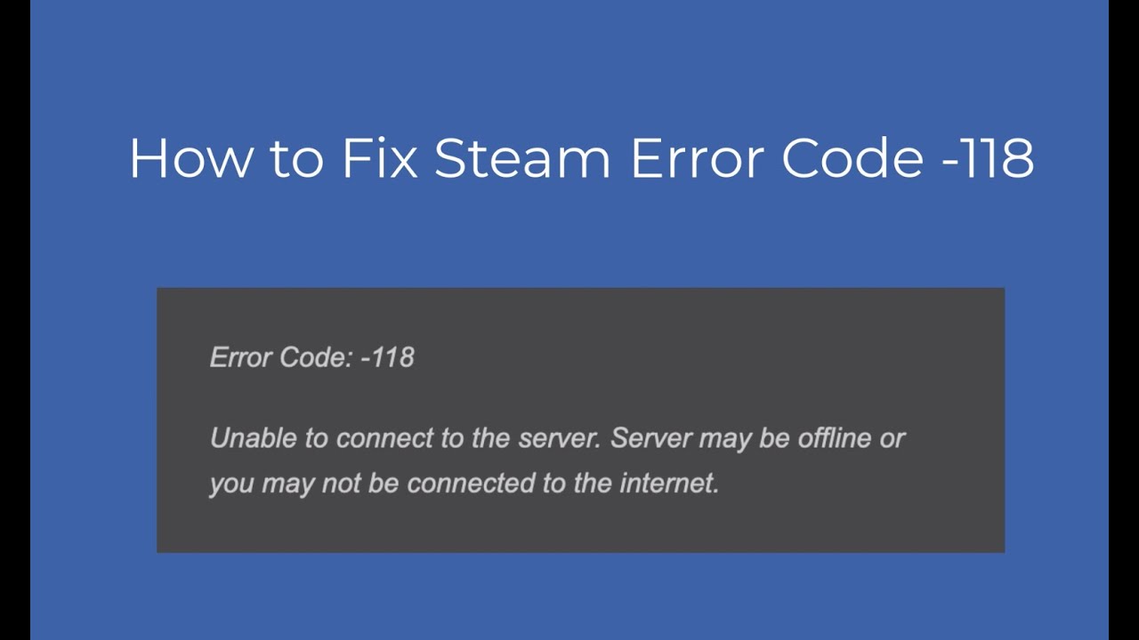 Steam Error Code 118 Mağazaya Bağlanamıyor (3)
