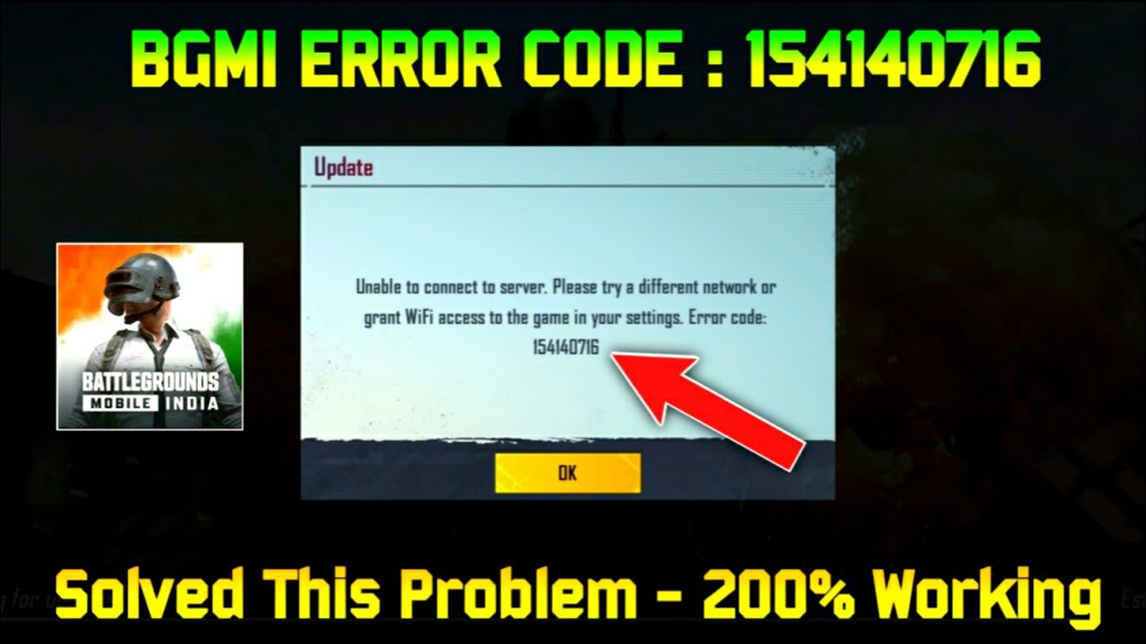 PUBG Mobile Error Code 154140716 Hatası ve Çözümü (2)